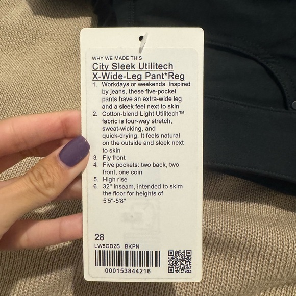 City Sleek Utilitech X-Wide-Leg Pant - Picture 1 of 4
